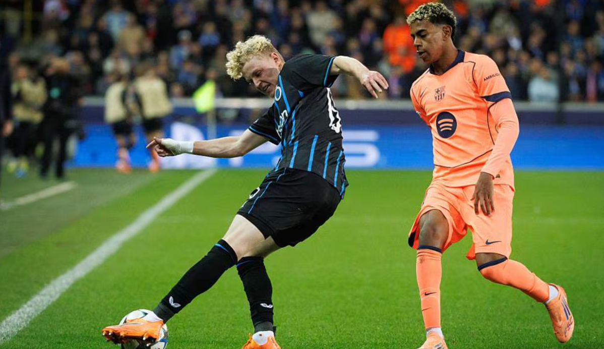 CLUB BRUGGE - BARCELONA 3:3